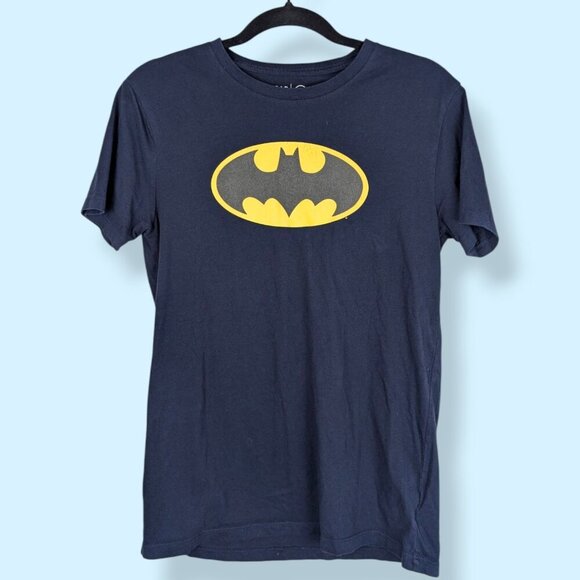 (2/$20) Blue Batman Logo Tee - Picture 1 of 7